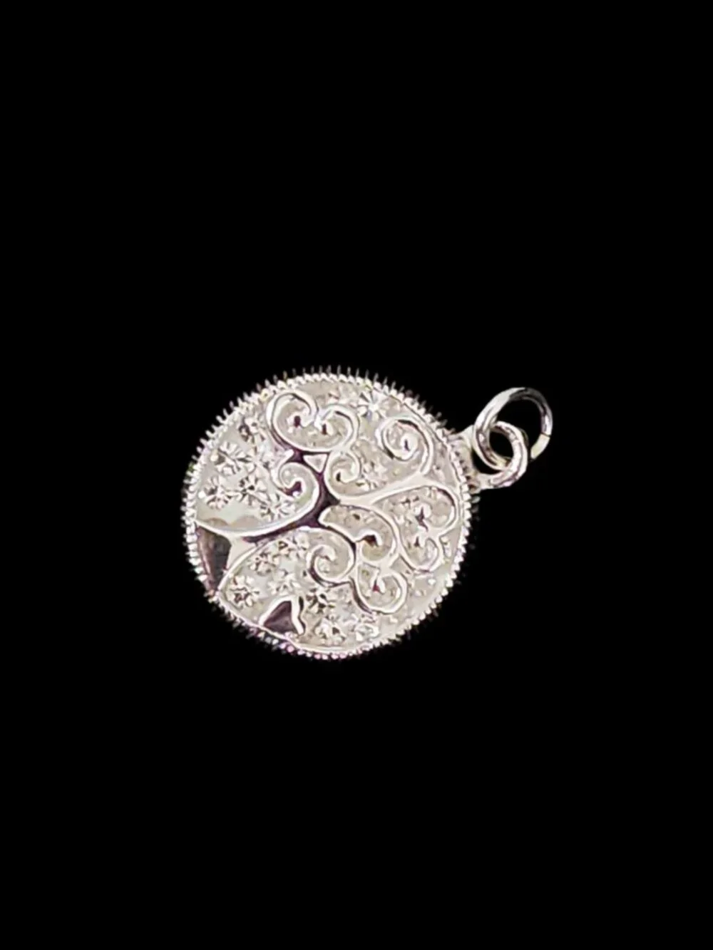 VINTAGE Y2K STERLING SILVER CZ 